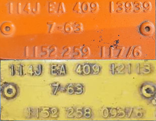 les codes 114J